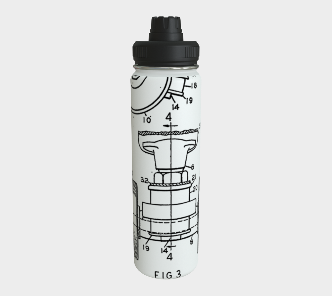 OG Roller Skate Truck Water Bottle