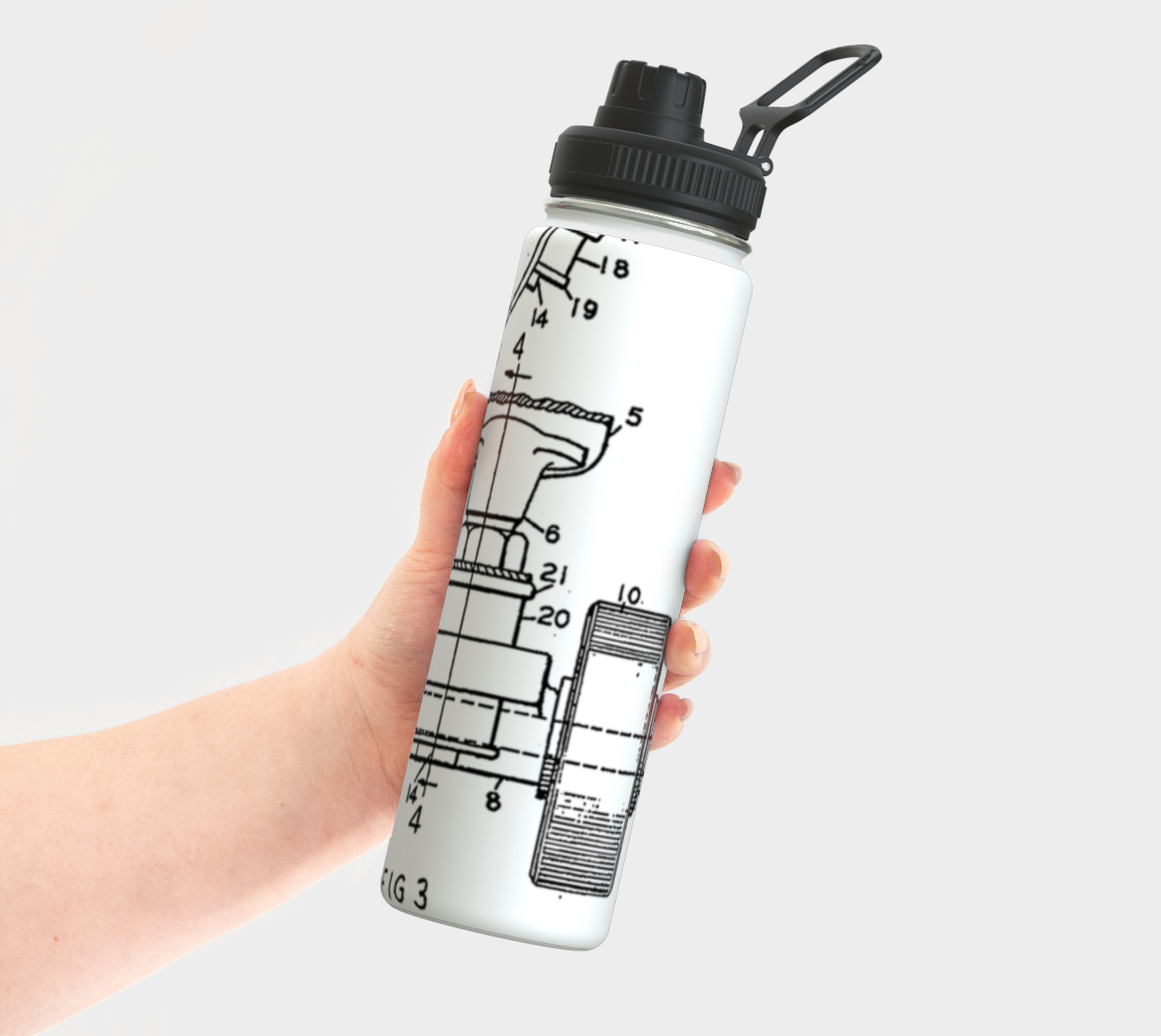 OG Roller Skate Truck Water Bottle