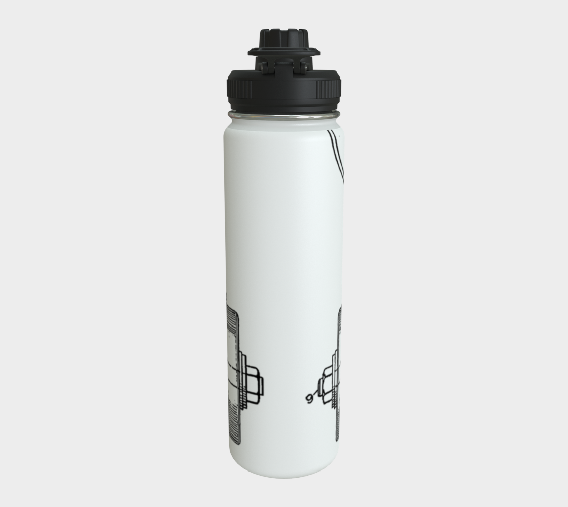 OG Roller Skate Truck Water Bottle
