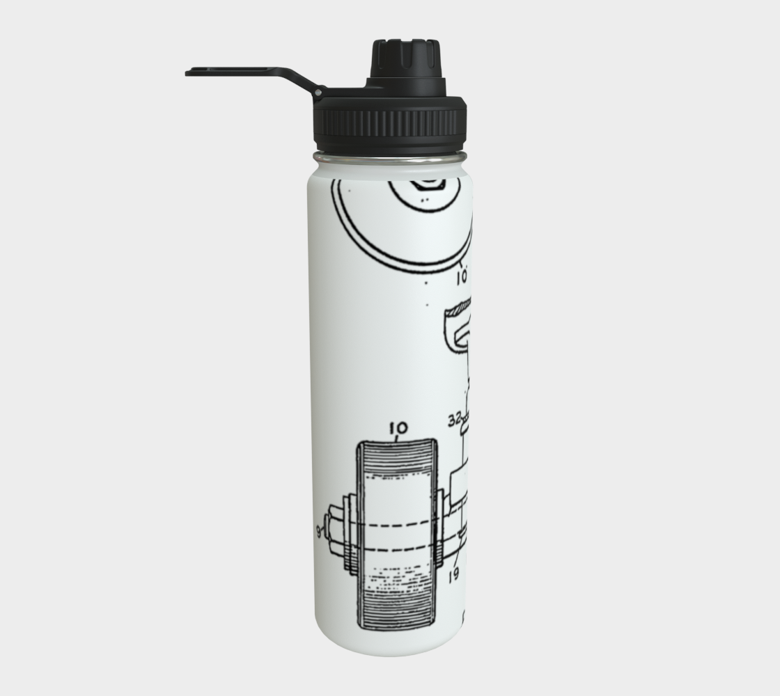 OG Roller Skate Truck Water Bottle