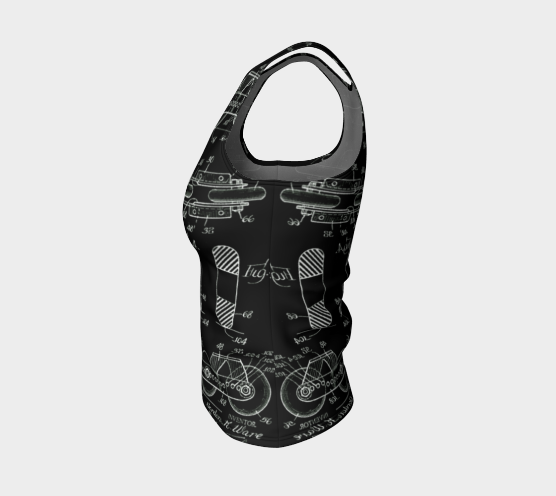 Vintage Inline Skate Fitted Tank