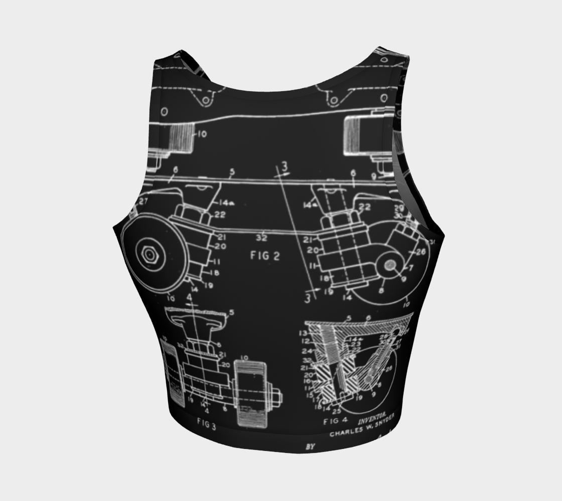 OG Roller Skate Plate Crop Top