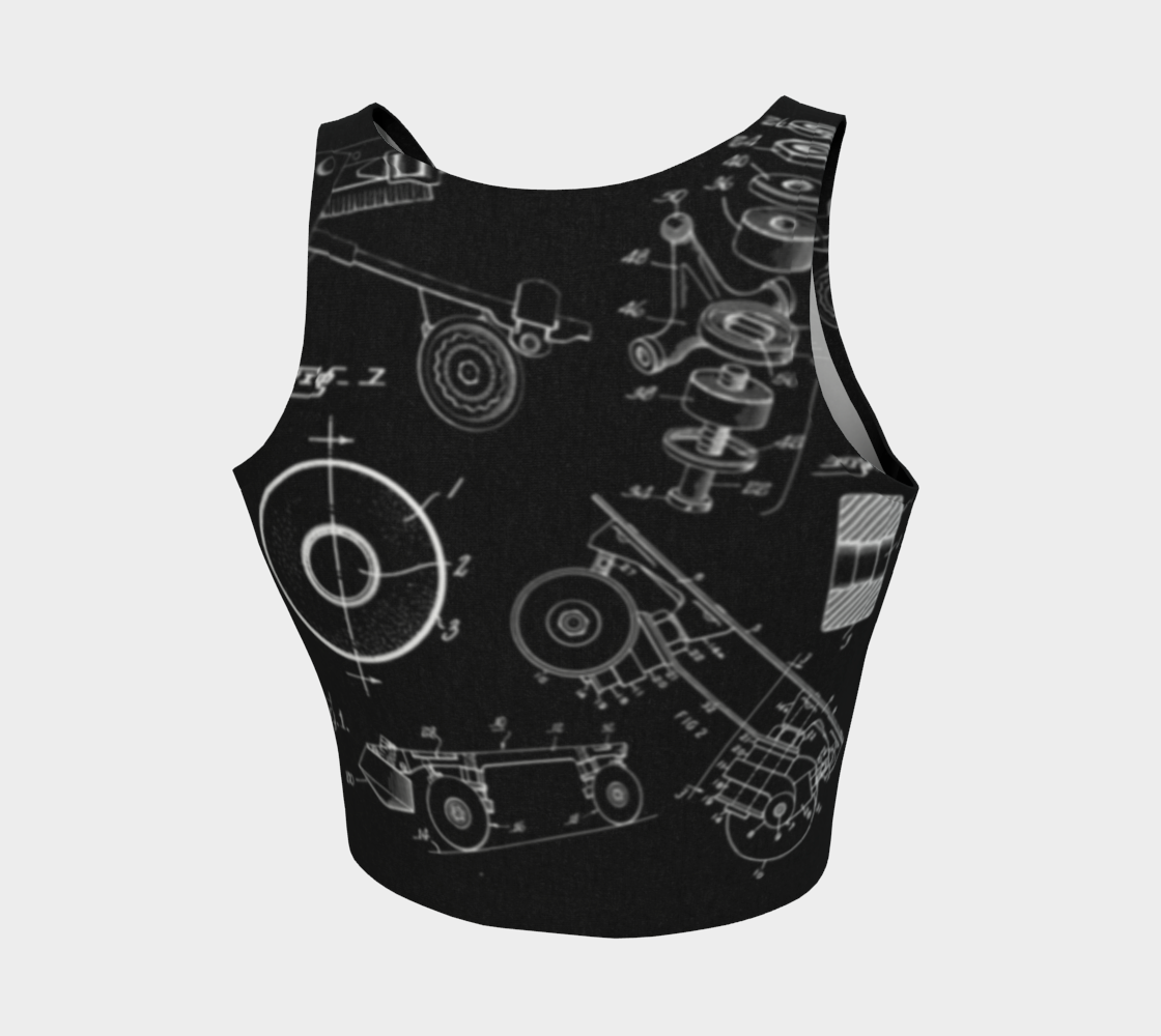 Skate Collage Crop Top