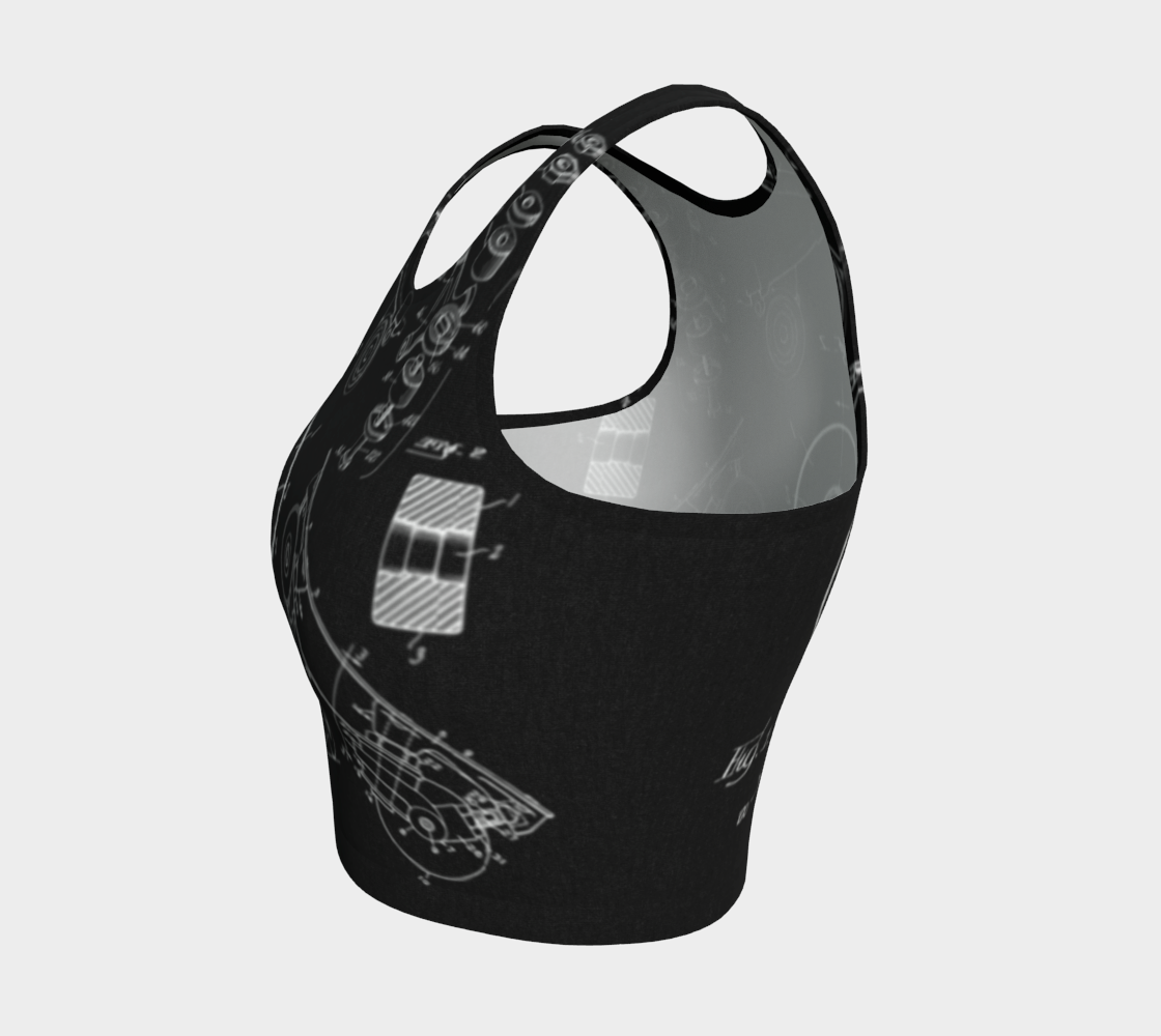 Skate Collage Crop Top