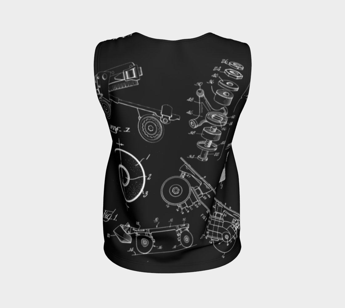 Skate Collage Sleeveless Loose Tank