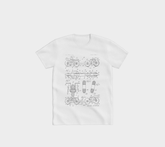 Vintage Inline Skate Patent Tee