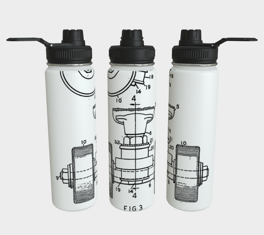 OG Roller Skate Truck Water Bottle