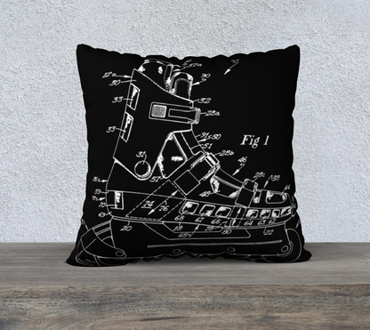 Inline Skate Patent Pillowcase