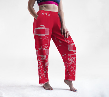 OG Plate Lounge pants in Red