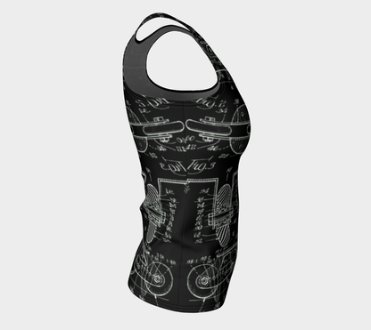 Vintage Inline Skate Fitted Tank