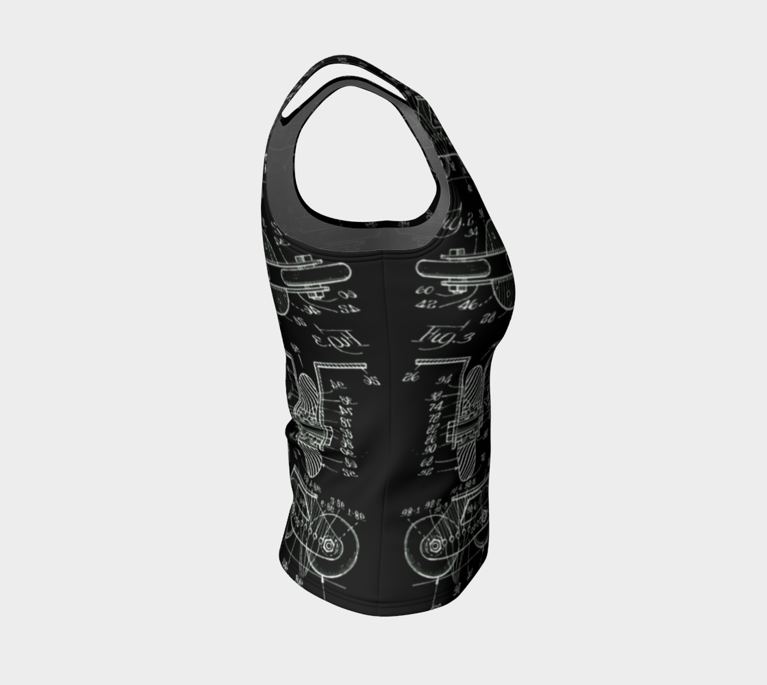 Vintage Inline Skate Fitted Tank