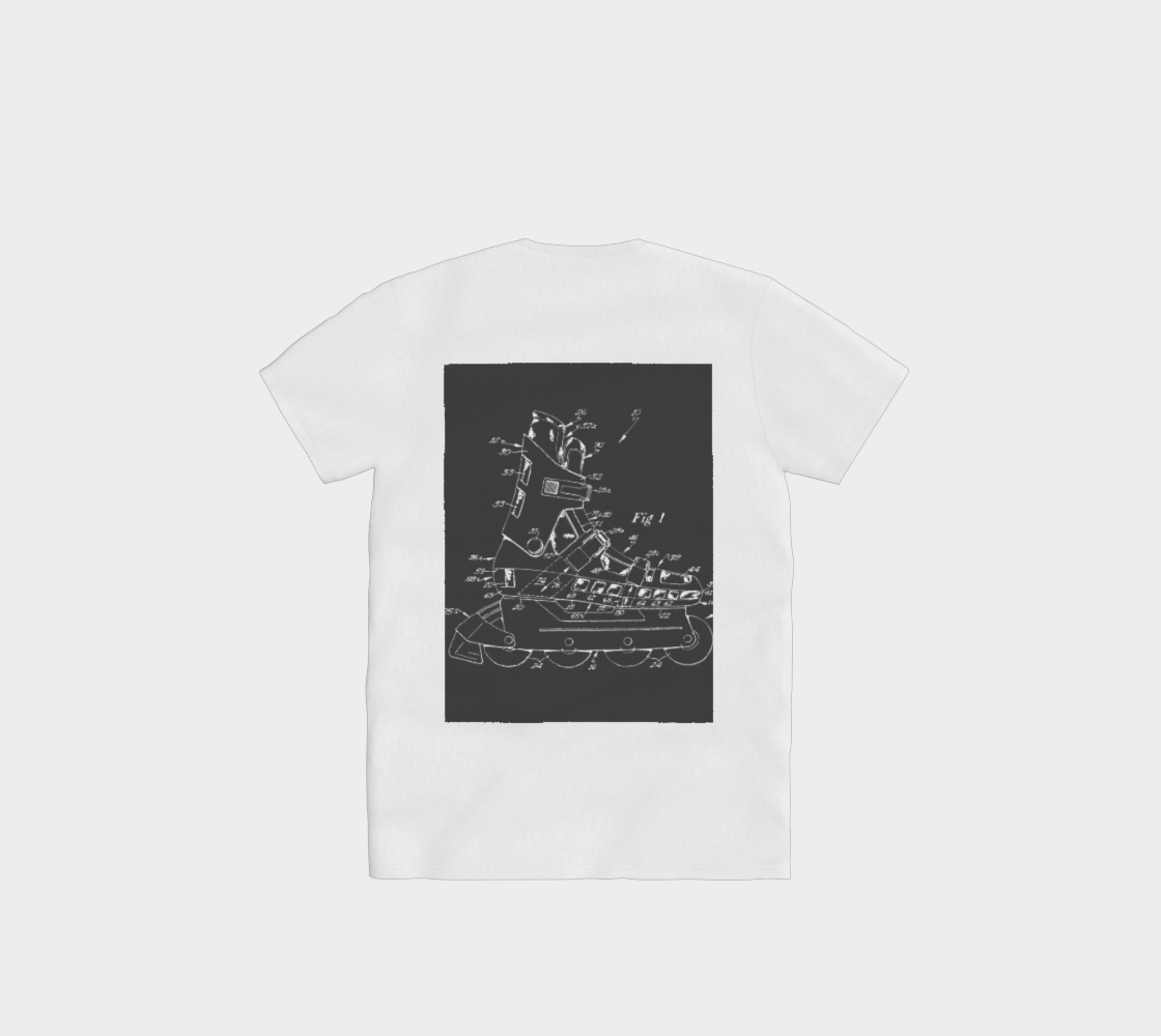 Vintage Inline Skate Patent Tee