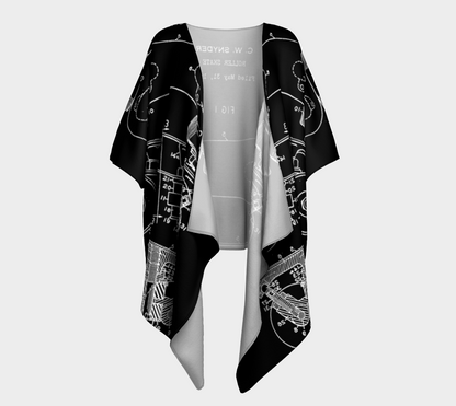 OG Roller Draped Kimono-Style Wrap
