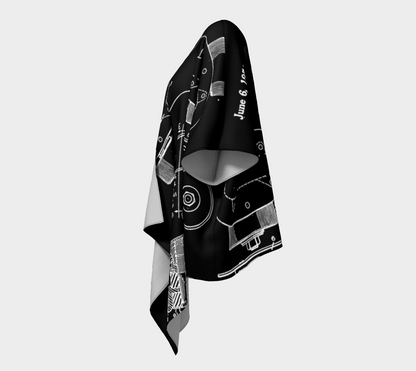 OG Roller Draped Kimono-Style Wrap