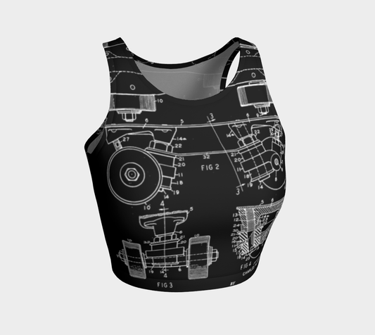 OG Roller Skate Plate Crop Top