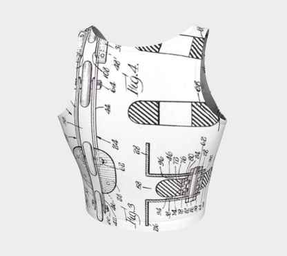Inline Skate Patent Design Athletic Top