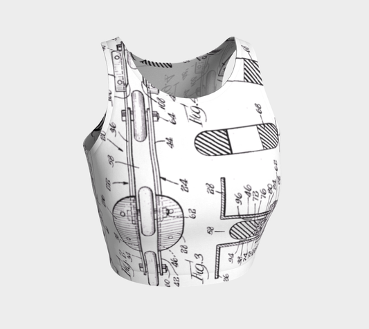 Inline Skate Patent Design Athletic Top
