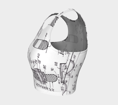 Inline Skate Patent Design Athletic Top