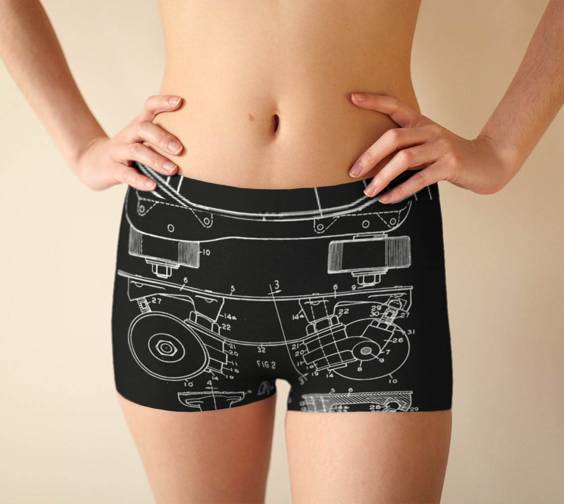 OG Roller Skate Plate Crop Shorts