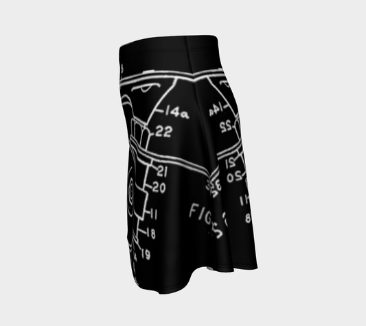 OG Roller Skate Flare Skirt