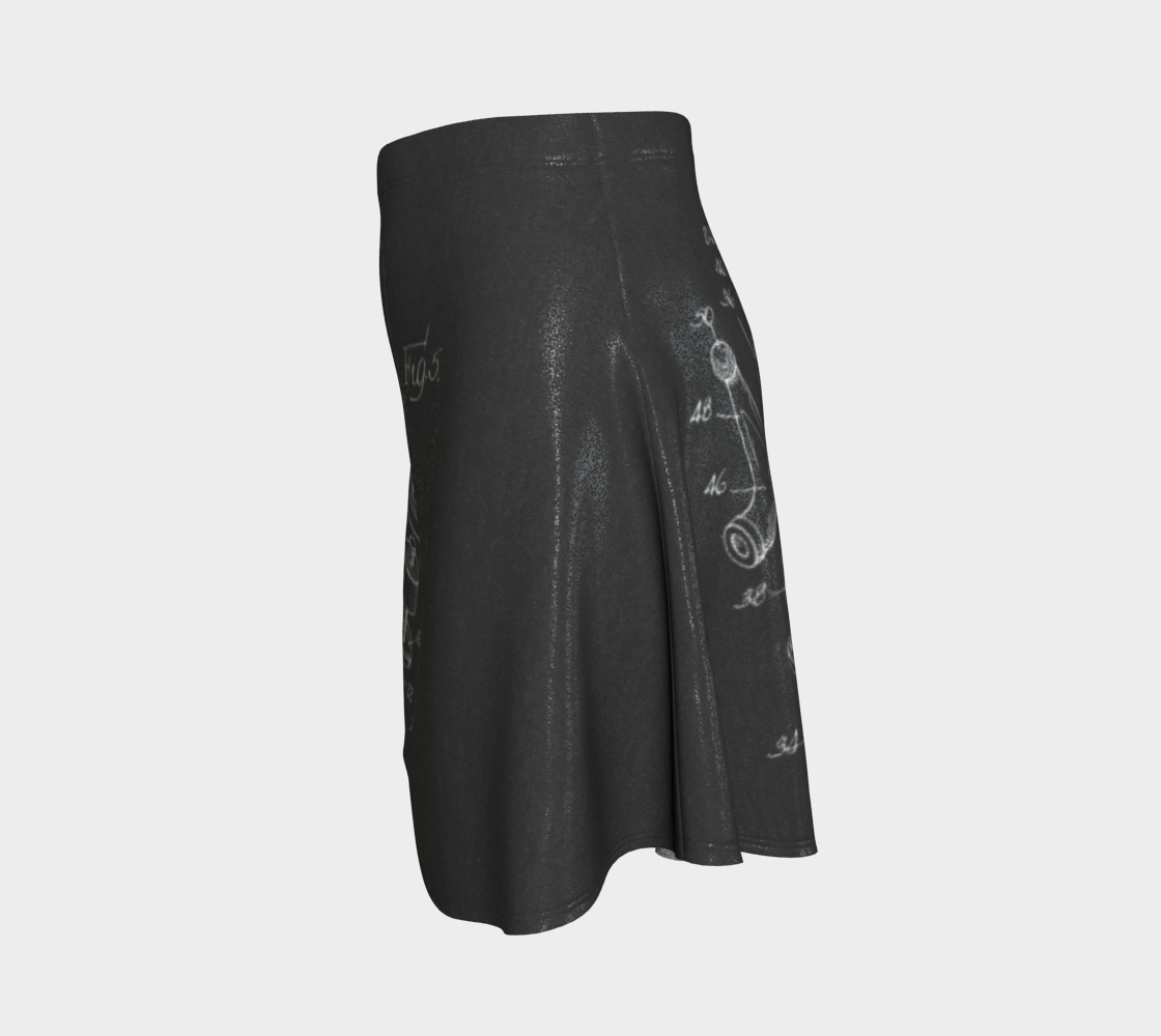 King Pin Flare Skirt B Glitter