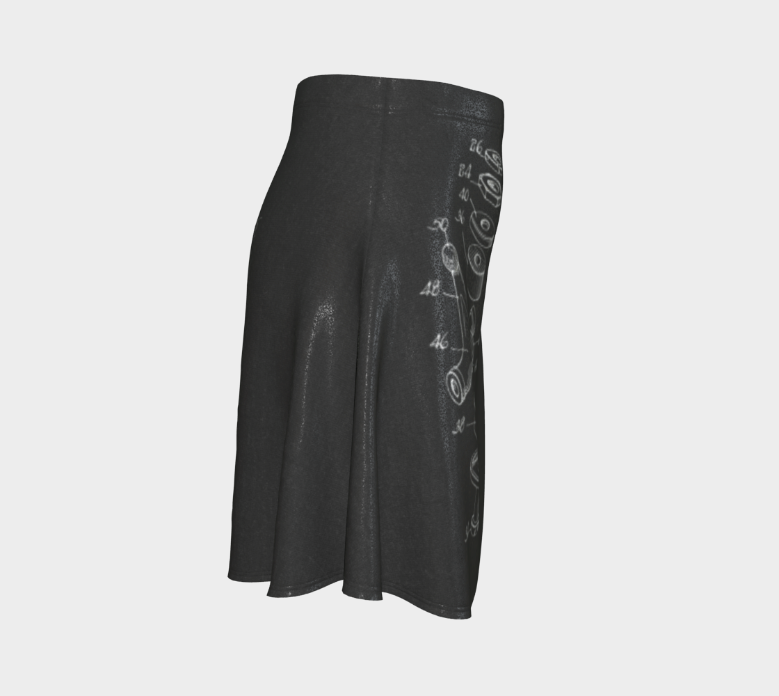 King Pin Flare Skirt B Glitter