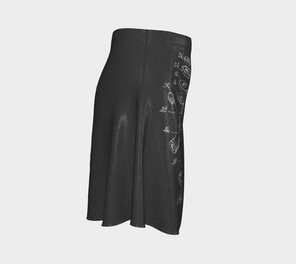 King Pin Flare Skirt B Glitter