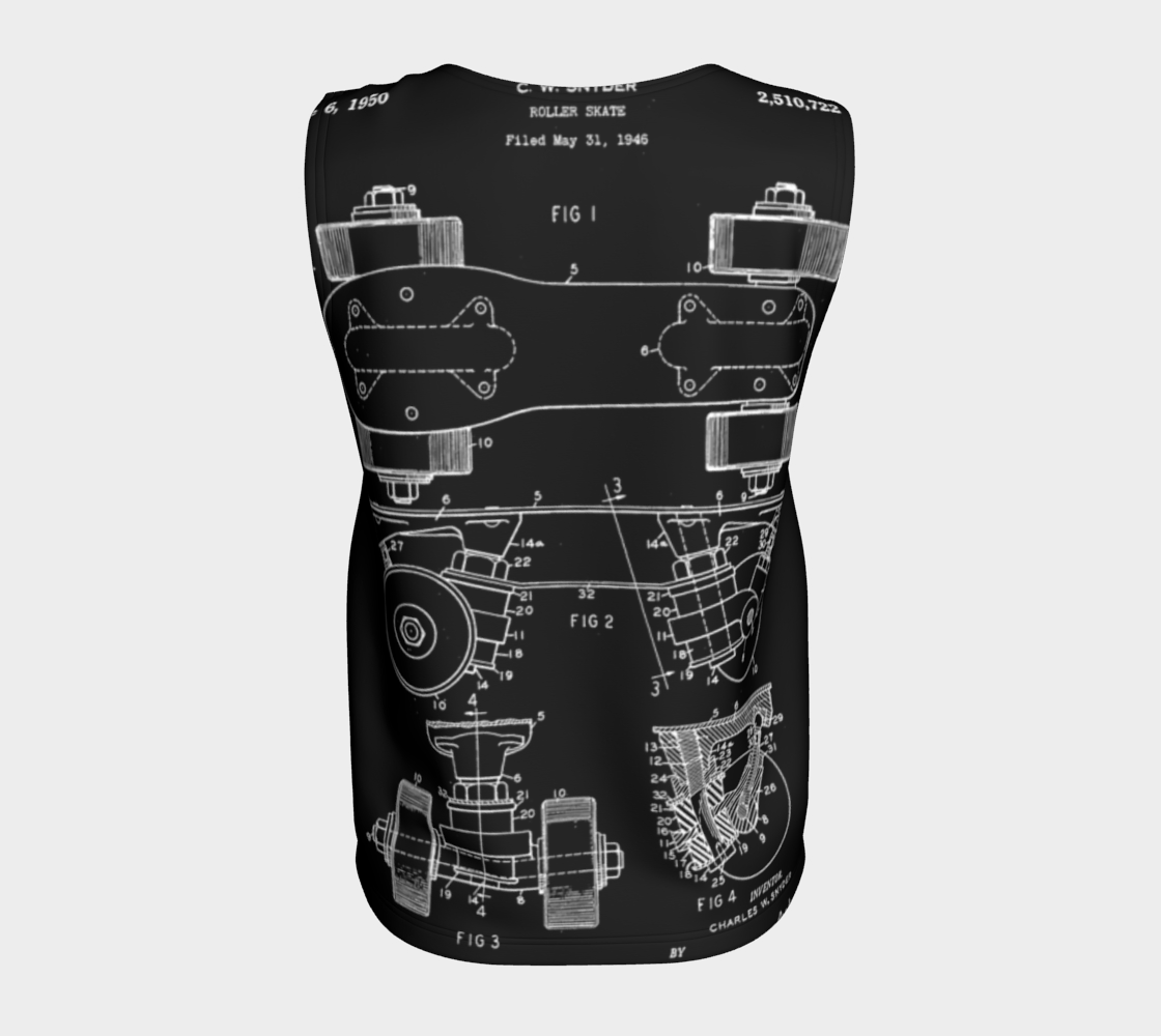 OG Roller Skate Plate Loose Sleeveless Top