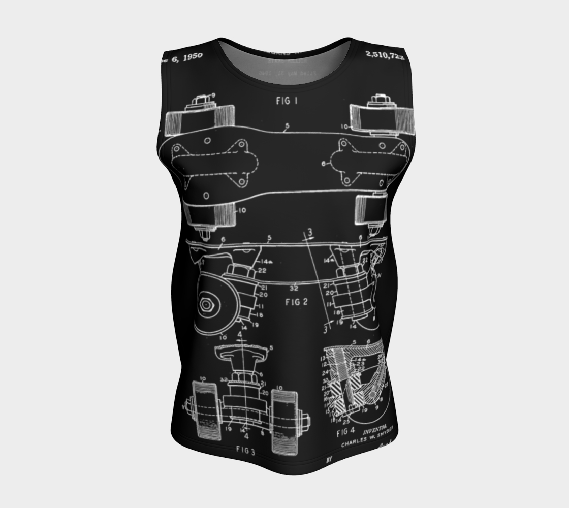 OG Roller Skate Plate Loose Sleeveless Top