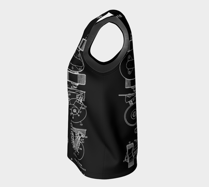 OG Roller Skate Plate Loose Sleeveless Top