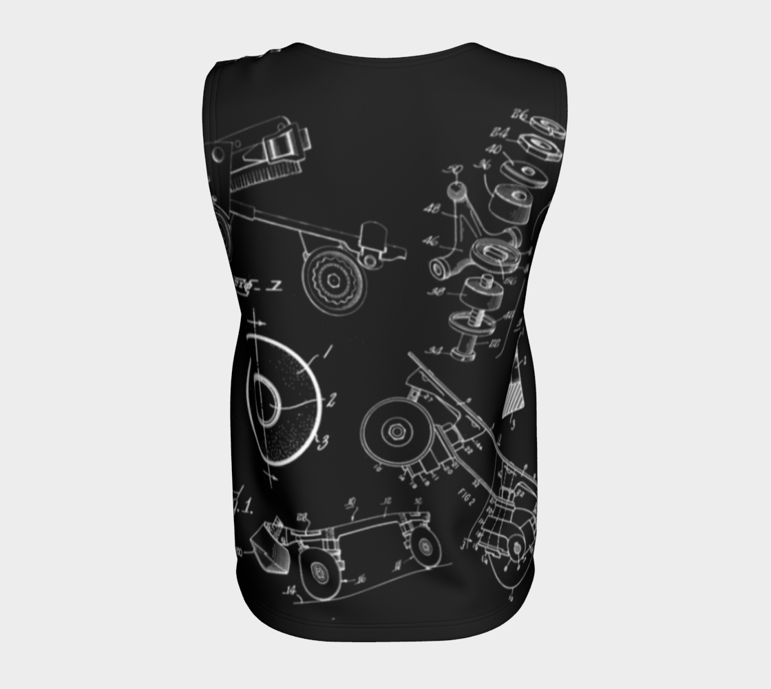 Skate Collage Sleeveless Loose Tank