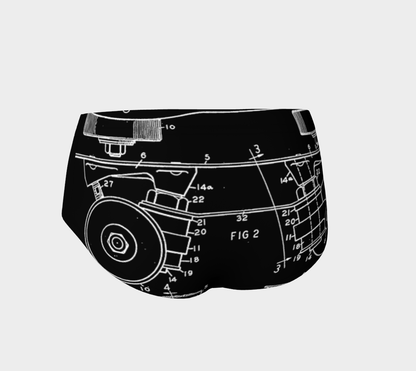 OG Roller Skate Plate Mini Shorts