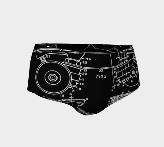 OG Roller Skate Plate Mini Shorts
