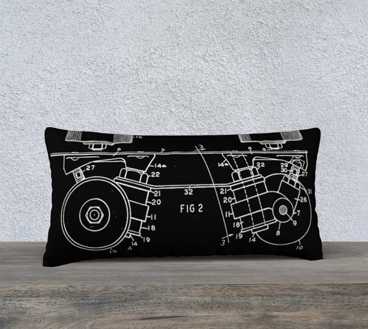 OG Roller Skate Plate Pillow
