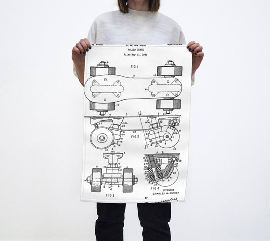 OG Roller Skate Tea Towel