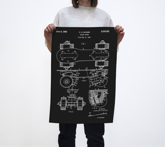 Skate Tea Towel
