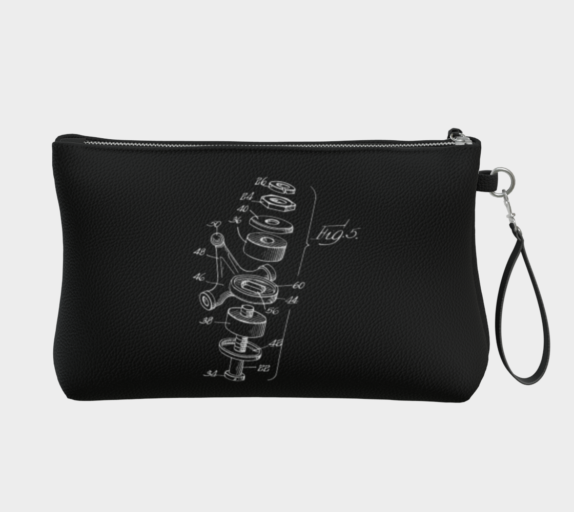 King Pin Vegan Leather Make Up Bag