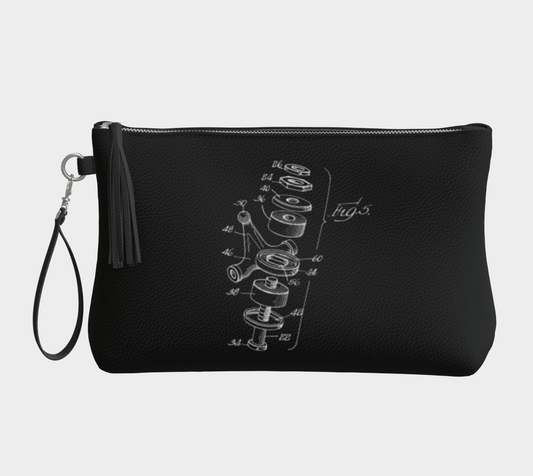King Pin Vegan Leather Make Up Bag